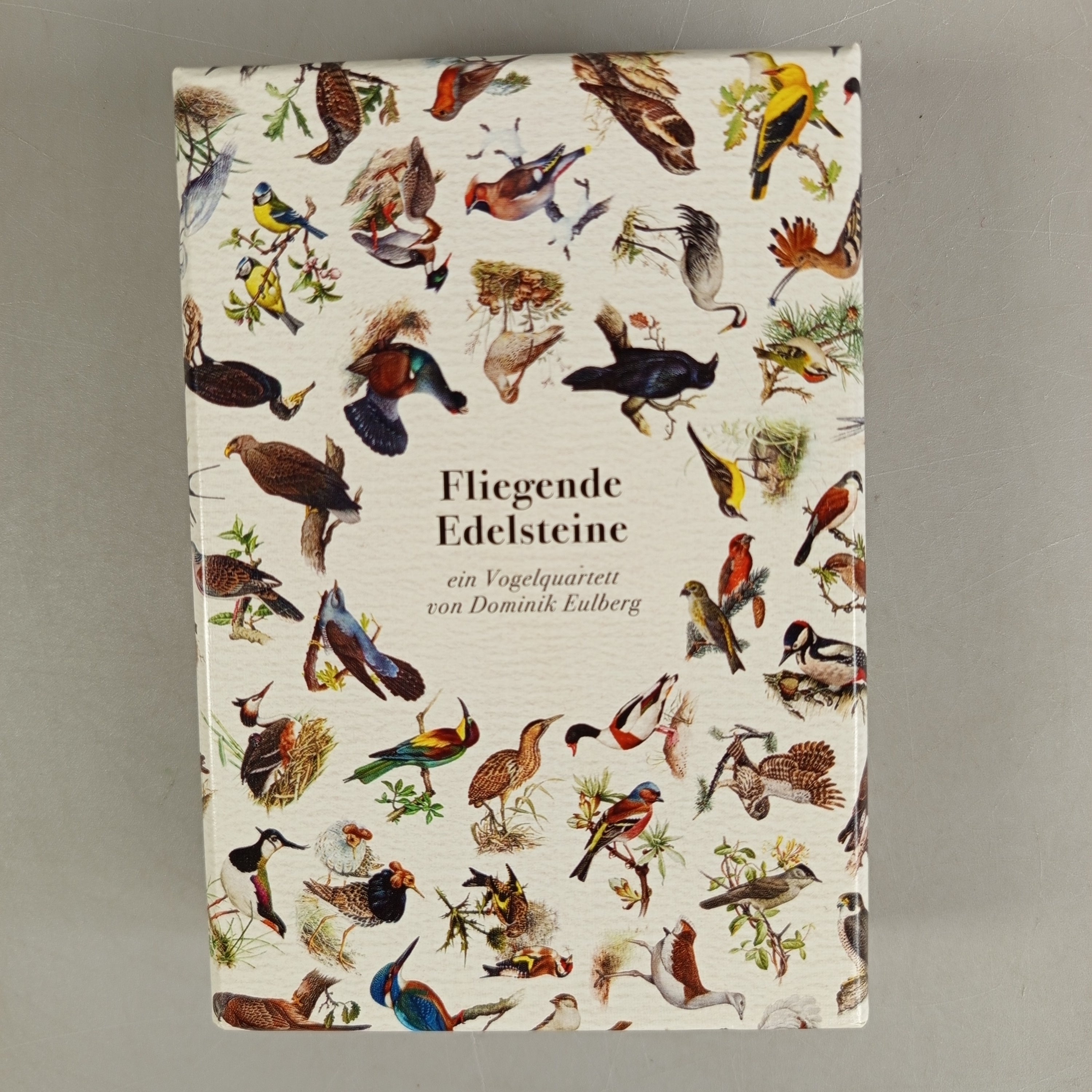 Dominik Eulberg Kartenspiel – Fliegende Edelsteine Vogelquartett, neu